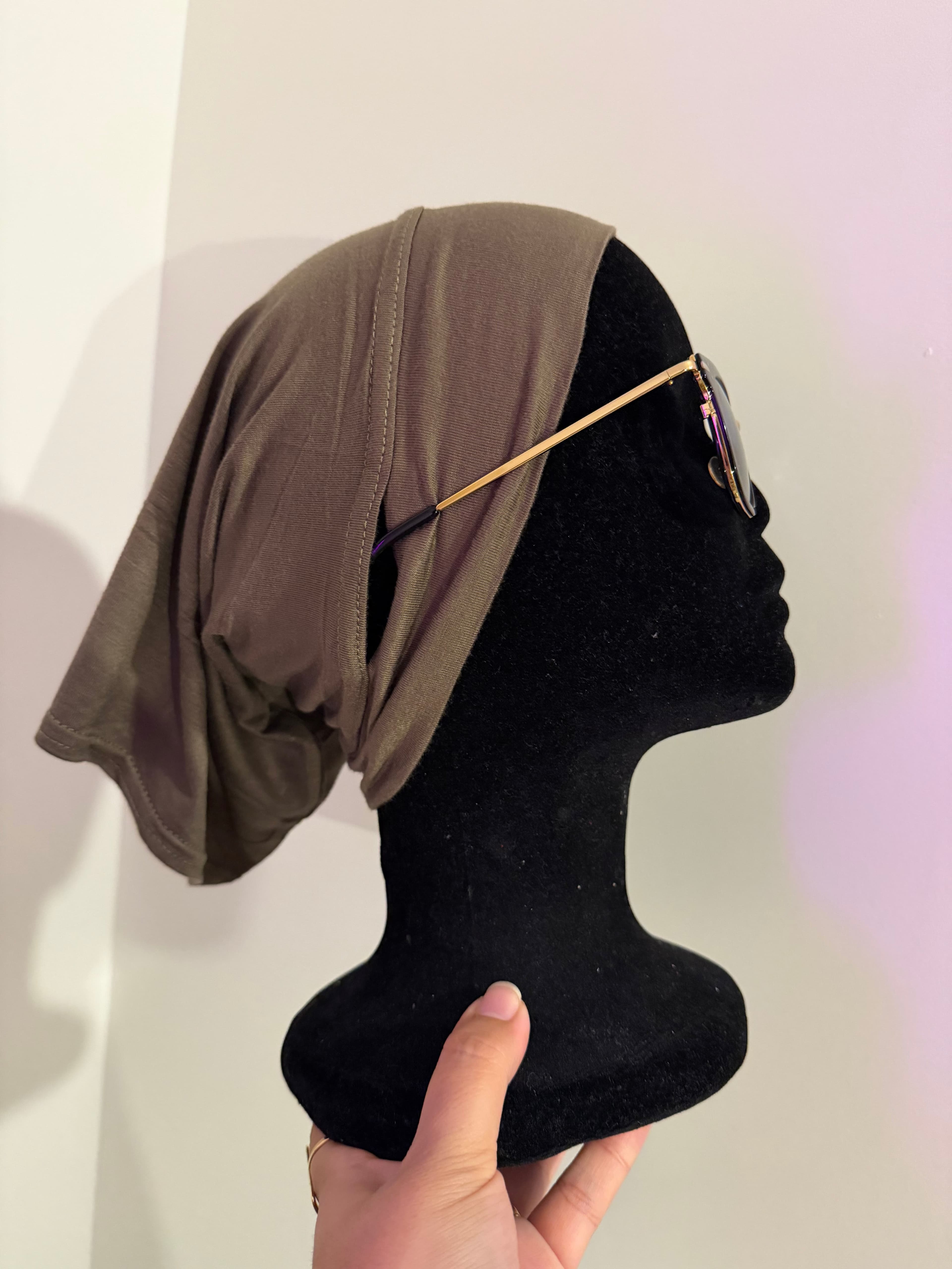 Bonnet sous hijab ouverture lunettes RONIZZ